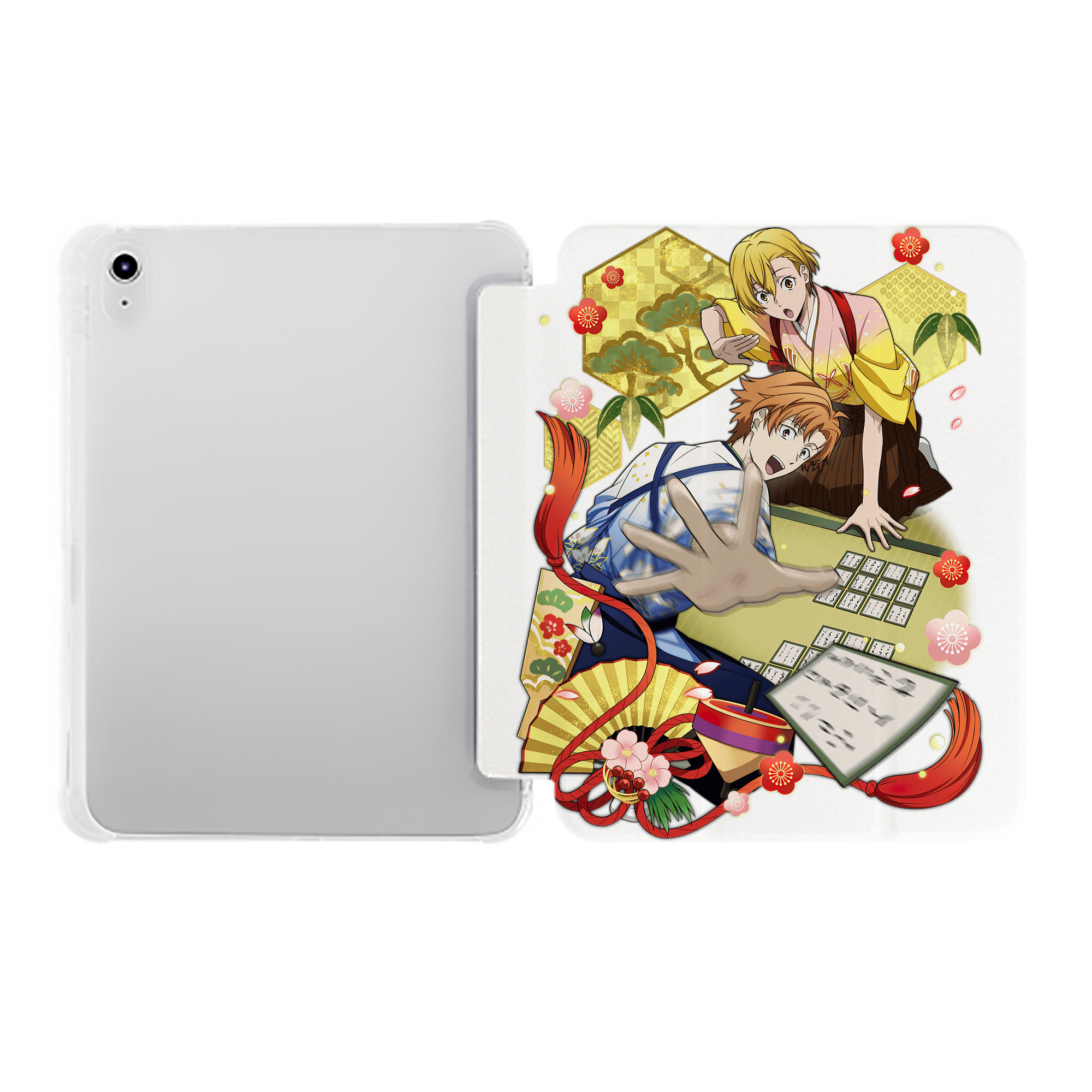 （画像用） 文豪ストレイドッグス Bungo Stray Dogs IPad ケース ペン収納付き 三つ折りスタンド PUレザー×シリコン 対応機種9.5/10.5/10.9インチ